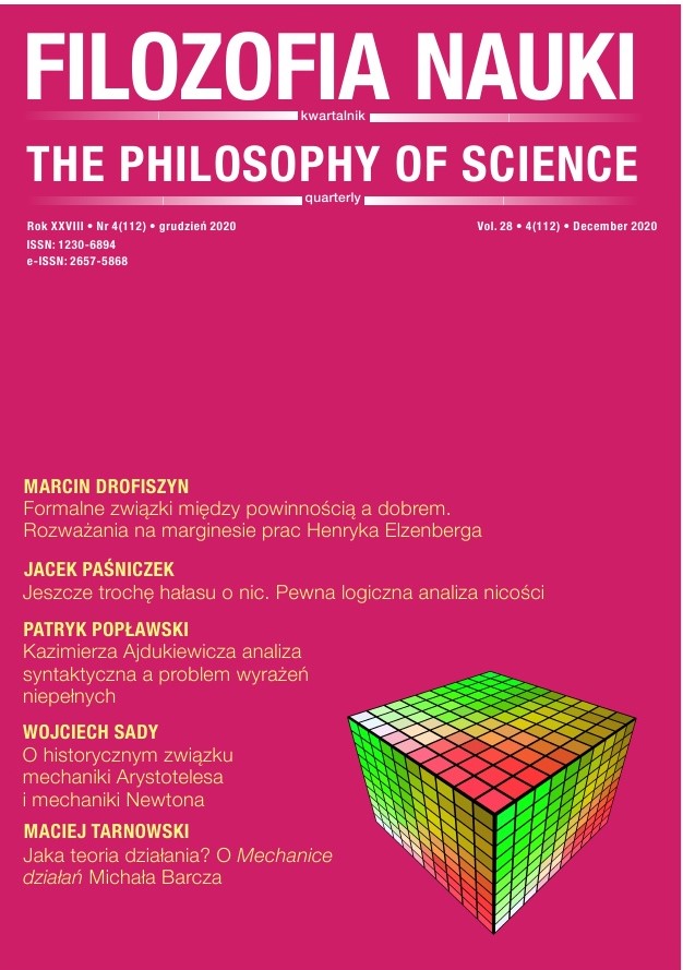					View Vol. 28 No. 4 (2020): THE PHILOSOPHY OF SCIENCE
				