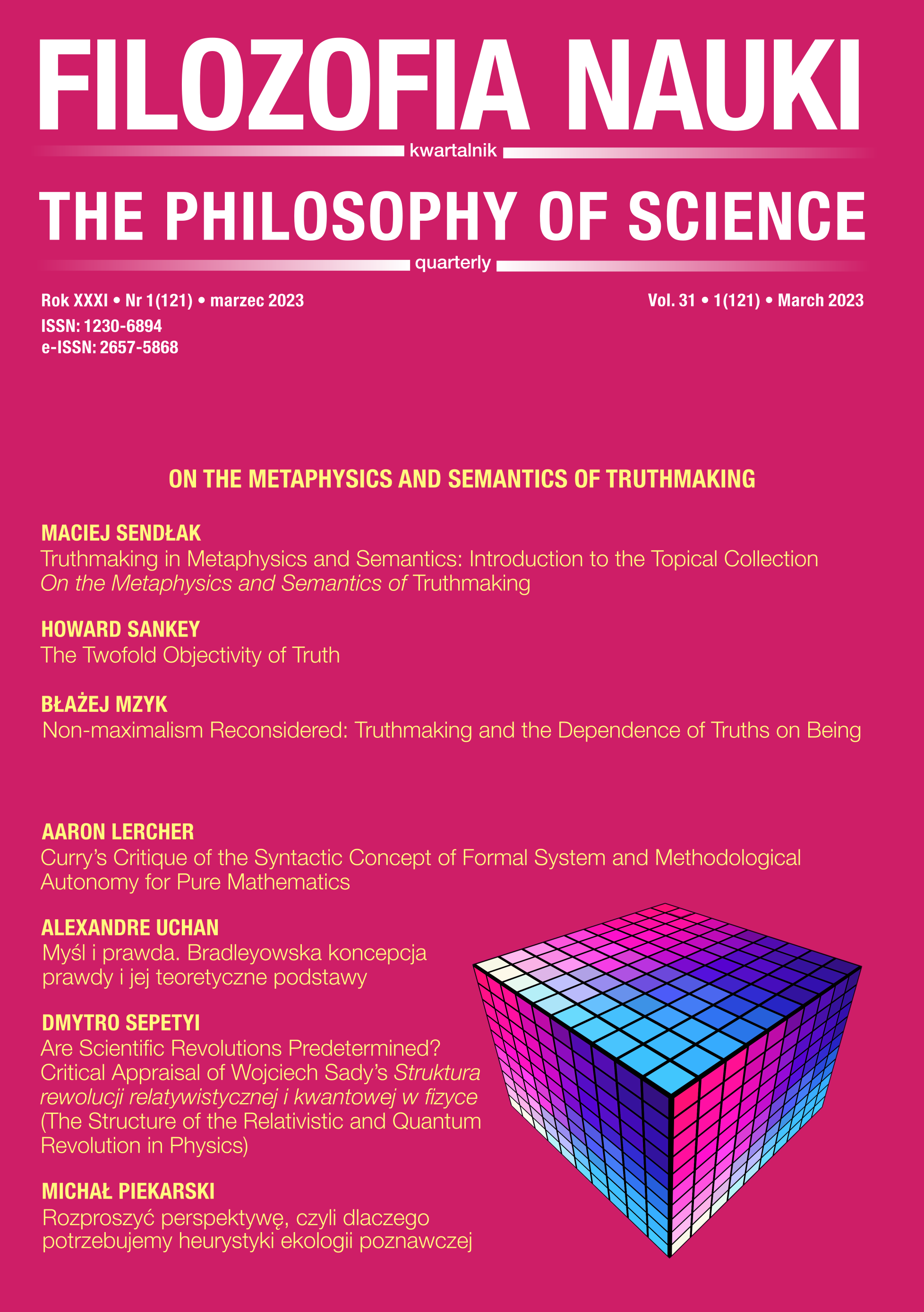 					View Vol. 31 No. 1 (2023): THE PHILOSOPHY OF SCIENCE
				