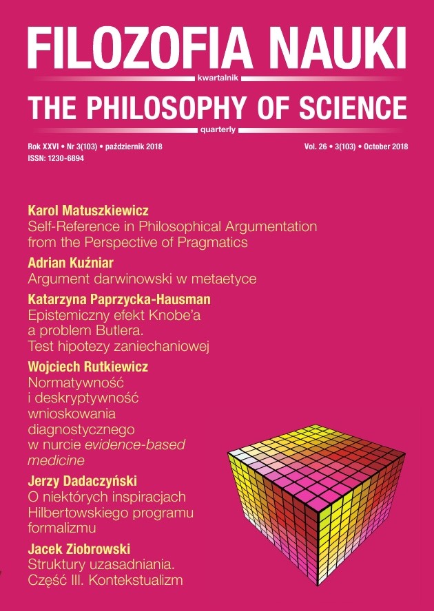 					View Vol. 26 No. 3 (2018): THE PHILOSOPHY OF SCIENCE
				